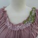Mauve Pink ruffled Knit Top 1X recycled clothing Plus size