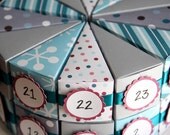 30% OFF - Snow and Ice Advent Cake - Set of 24 - Countdown til Christmas Il_170x135