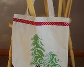 30% OFF - OH Christmas Tree...How Lovely are your Branches - One Sweet LiBRARY Tote Il_170x135