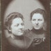 vintage photo 2 Women 1899 gem miniature