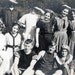antique photo snapshot Group Camping Appalachian Summer Swimming 7 photos photographs