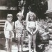 vintage photo 3 Adorable Little Girls in Sunsuit Summer Sweet