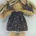 14 to 16 inch Waldorf style sundress in chocolate brown floral