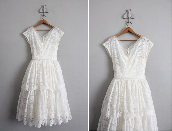 vintage white dress