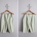 1960s vintage soft celadon twill shorts