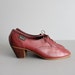 1970s vintage redwood leather oxfords 9.5