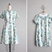 oh hold / 1950s vintage rose print cotton dress