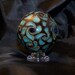 Soft Glass Lampwork Marble Turquoise Swirls