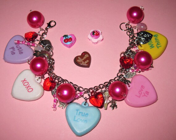 Valentine's Day Charm Bracelet Valentine Bracelet