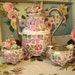 Shabby Mosaic 3 Piece Silver Tea Set