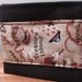 Handmade Cloth Wallet - Black Canvas with Pirate Treasure Map Patch