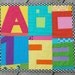Modern Mini Quilt - ABC 123