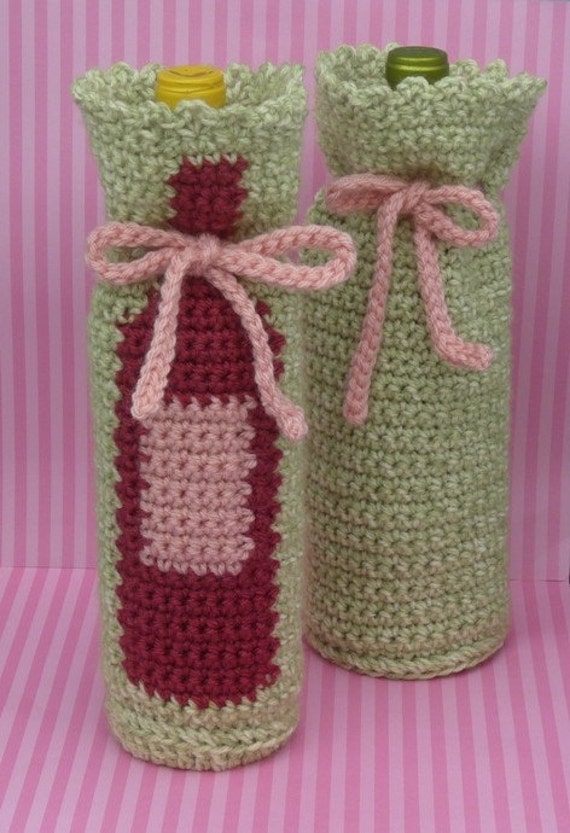 Wine Bottle Gift Bag PATTERN INSTANT DOWNLOAD