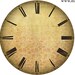 Altered Art Clock Face Digital Collage Sheet for mixed media