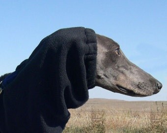 Greyhound Snood - Polar Fleece Greyhound Snood - Snood for Greyhound - several colors - Dog Snood