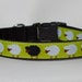 Dog Collar with Sheep Theme - Herding Dog Collar - Sheep Herding - Black Sheep