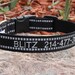 Personalized REFLECTIVE ID Dog Collar - Embroidered Dog Collar - Identification Collar - Reflective Dog Collar