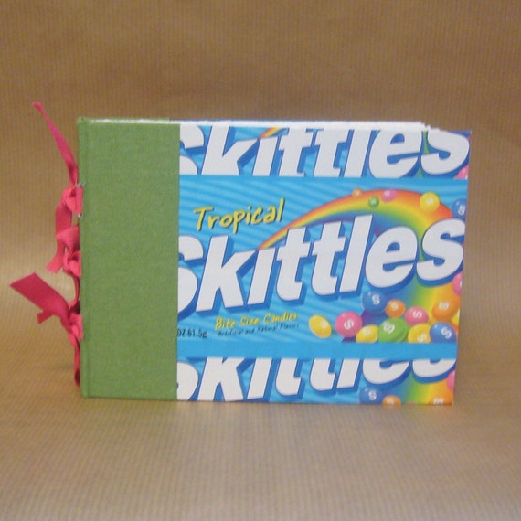 Tropical Skittles Book by candywrappersbooks on Etsy