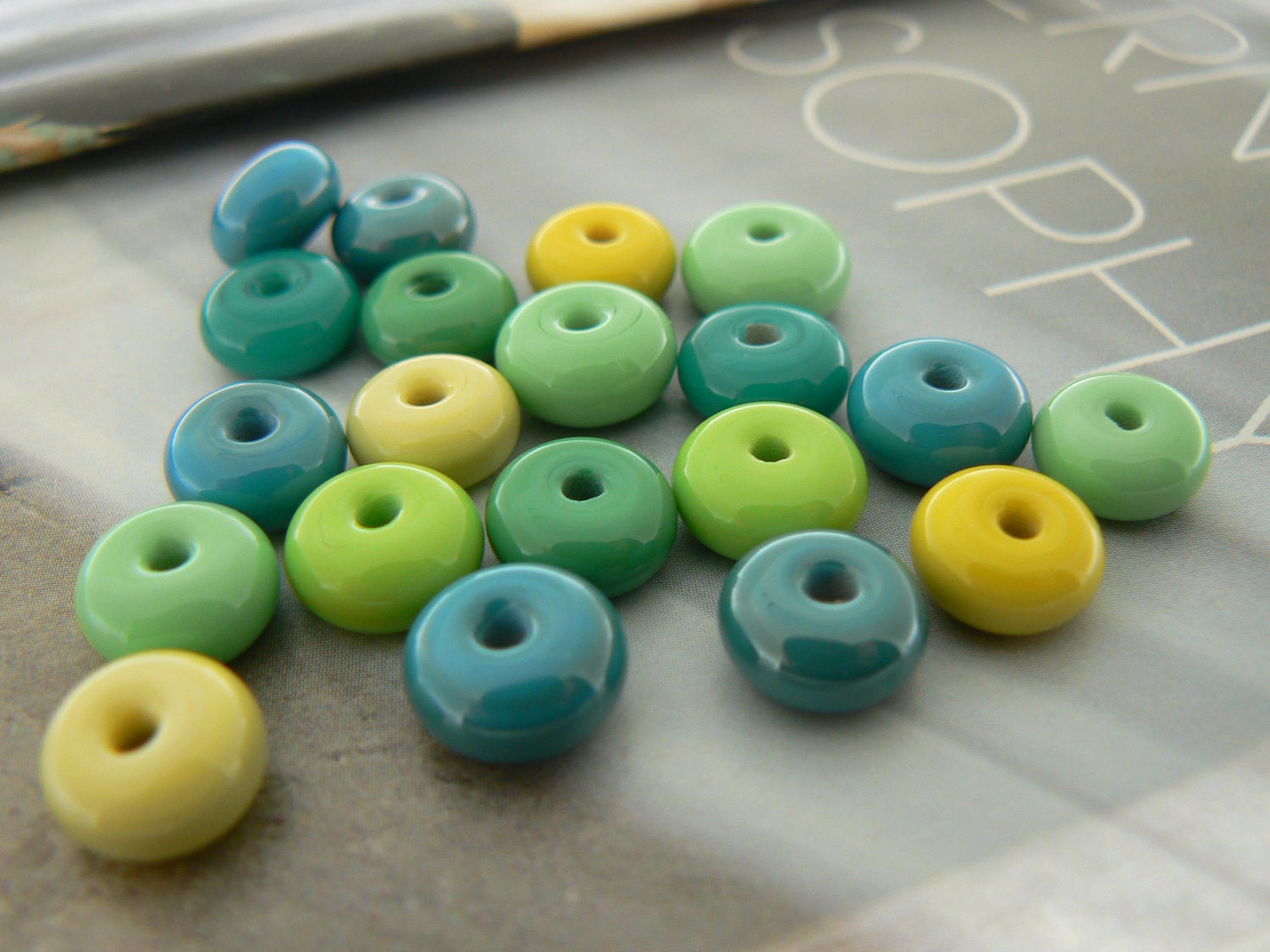 Pastel Delight..... Glass Beads
