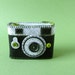 Japan Relief: Camera Camera Case -Analogu No.40 (black/green tea)
