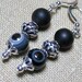Black Out Earrings - E769