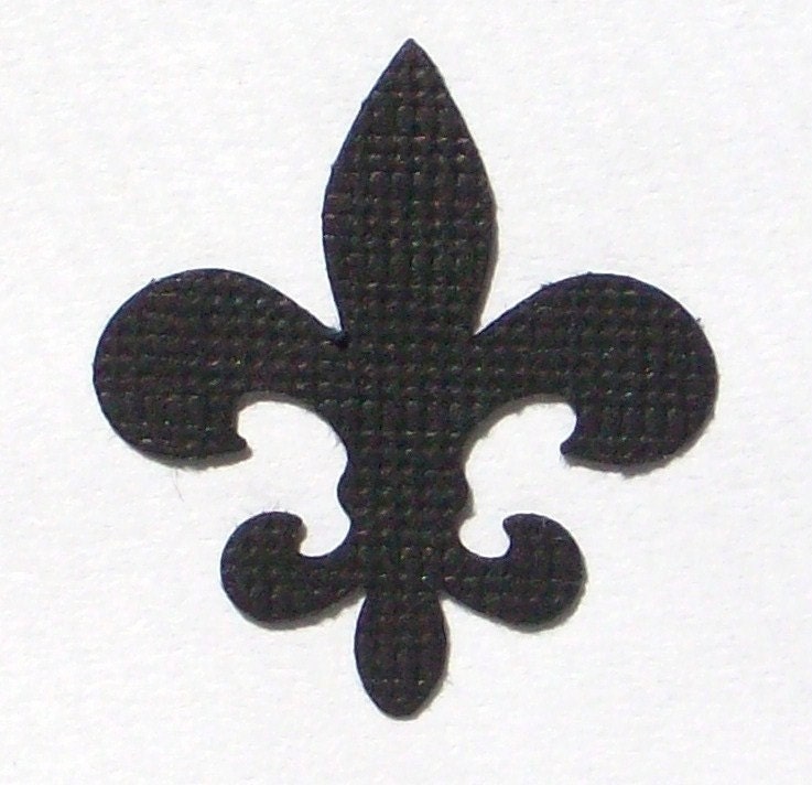 24 Fleur de Lis Victorian Symbols Die Cuts For Scrapbooking
