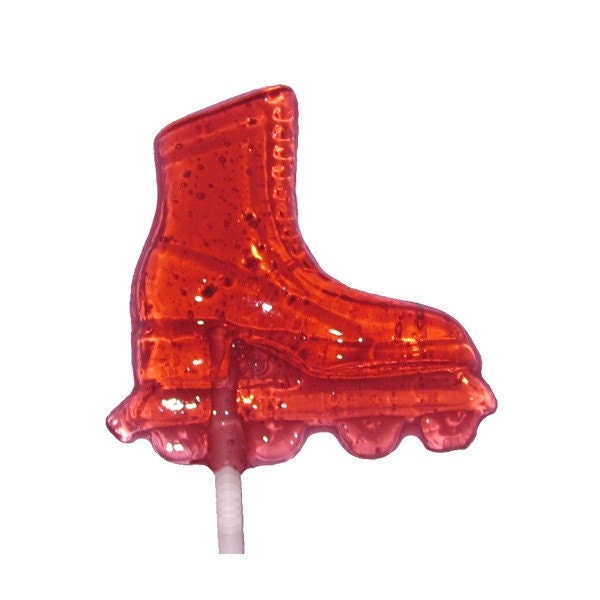 Roller Skate Crystal Barley Hard Candy Lollipops 10 Roller