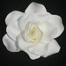 White Gardenia Hair Clip - Retro Glam Wedding Prom Rockabilly - Buy 3 Items Get 1 FREE