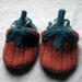 Pick Your Pumpkin Custom Size Wool Baby Kids Slippers made from recycled materials