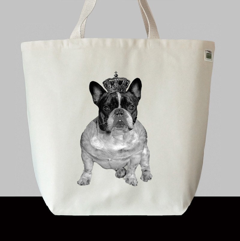 Recycled Tote Bag Large Recycled Cotton Canvas by thecraftpantry