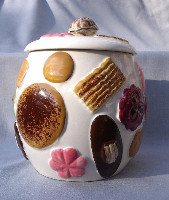 1950's Cookies All Over Cookie Jar by Napco 2K2251