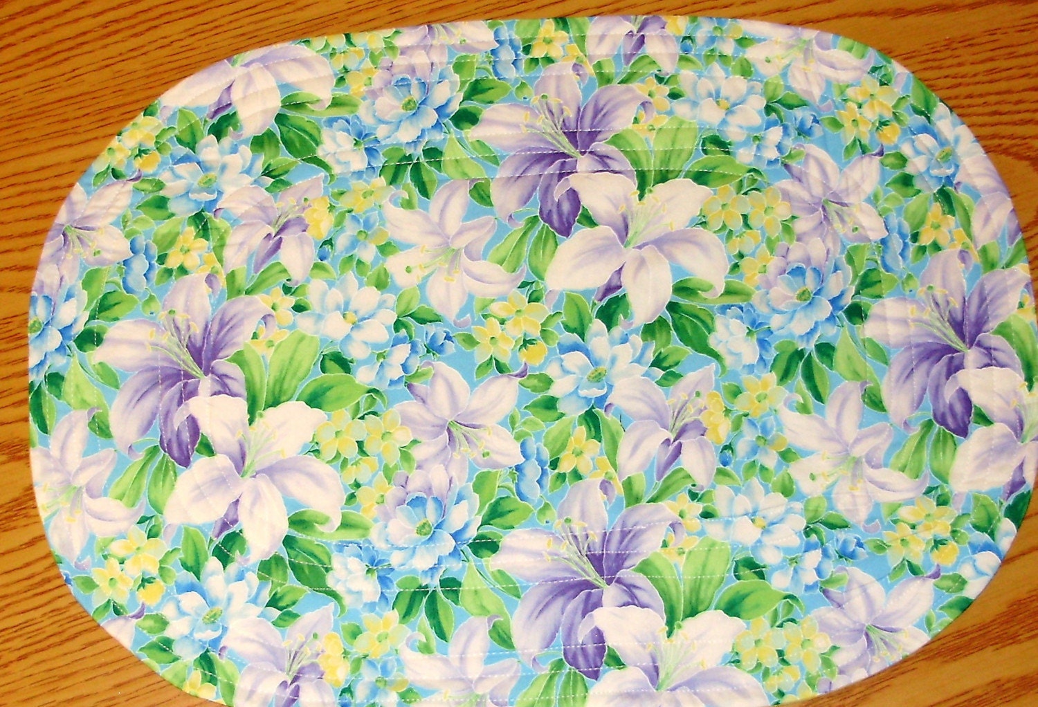 Spring Flower Reversible Placemats Set of 4 by anniekdesigns