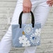 2 in 1 Blue Butterfly Handbag