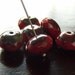 Czech Glass 9x14mm Faceted Red Picasso Rondelle : LAST 5
