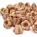Butter Pecan Czech Glass Bead 8x6mm Bell Flower : LAST 25 pc