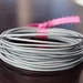 1mm Round Leather Cord Light Gray : 13 Feet