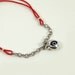 Evil Eye Bracelet Sterling Silver Red String Good Luck Protection Jewelry