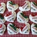 Personalized Ornaments Christmas Ornament 7 Primitive Heart Candy Cane Bunny Dog Bone Package Gift Bow Ornie Tag