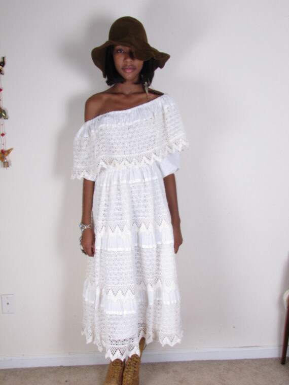 crochet mexican wedding dress