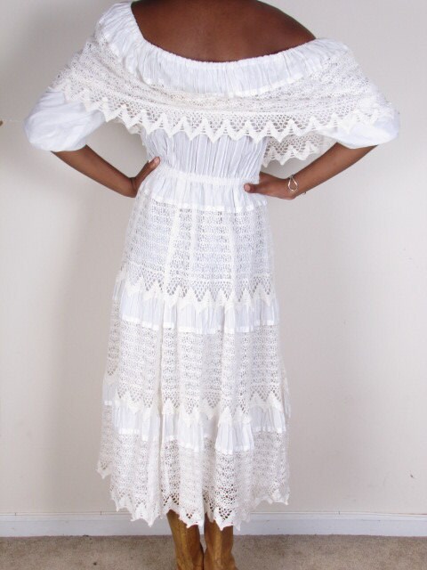 crochet mexican wedding dress