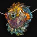 Glass Lampwork Bead Fish - Kaleidoscope Discus fish