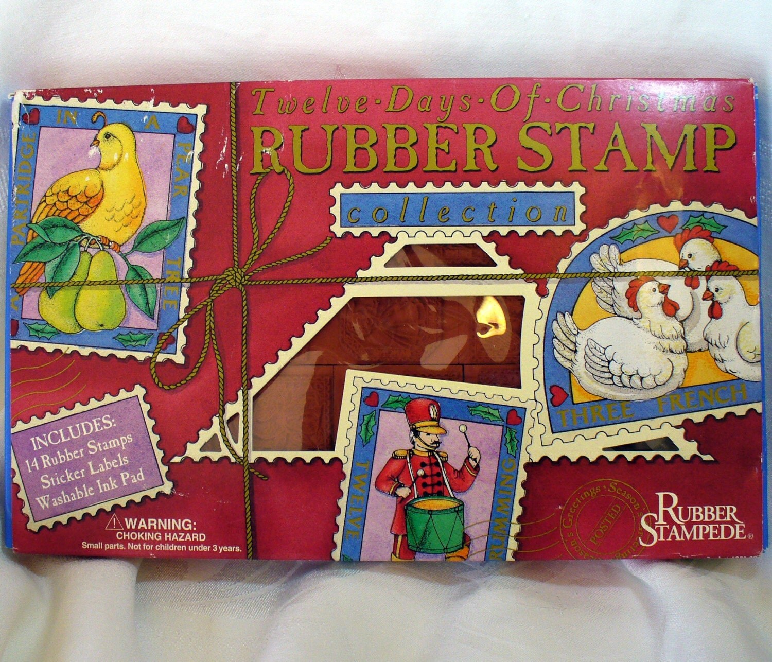 12 Days of Christmas Rubber Stamp Set