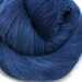 Hand Dyed Angora Silk Laceweight Yarn 435yds 50g Moonless
