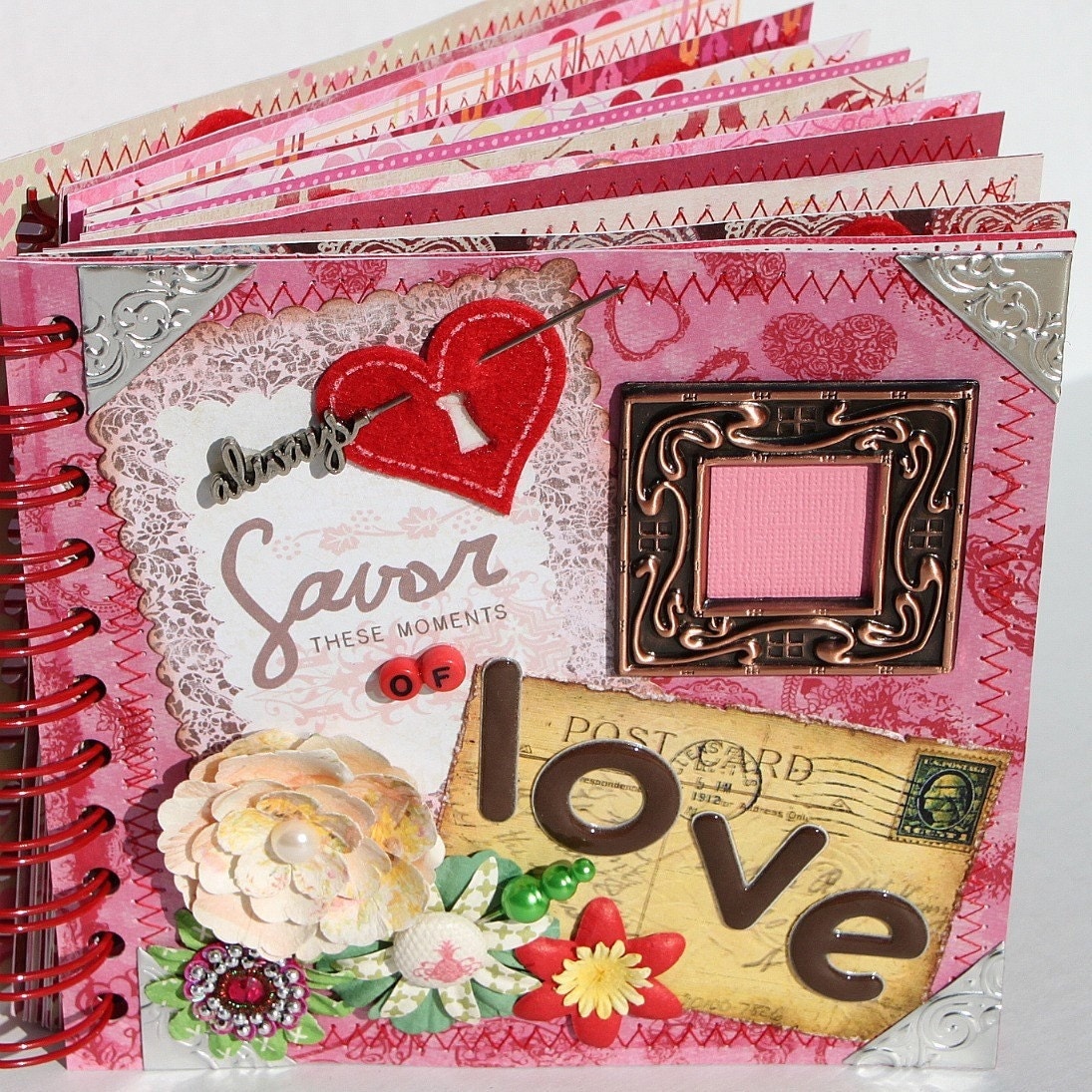 LOVE A-Z Scrapbook Album