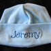 Personalized Embroidered Monogrammed Baby Hat Cap