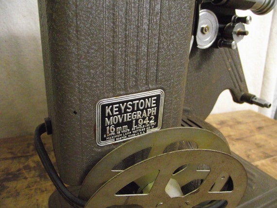 Reduced Vintage Keystone Moviegraph Projector with reels 16mm