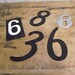 Junkers destash, lot of metal numbers various designs industrial typography