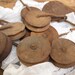 Vintage French Wood Pulley choice of 2
