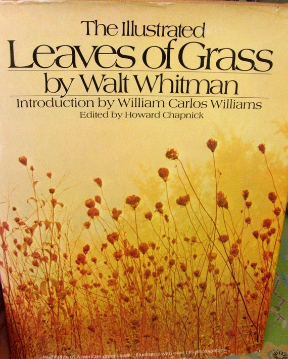 Illustrated Hardcover Walt Whitman Leaves of Grass by stephunk Illustrated Hardcover Walt Whitman Leaves of Grass by stephunk