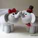 Custom Elephant Wedding Cake Topper